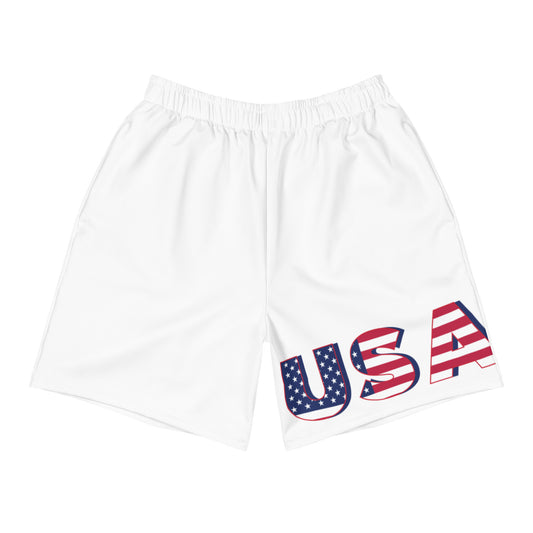 USA - Unisex Athletic Long Shorts