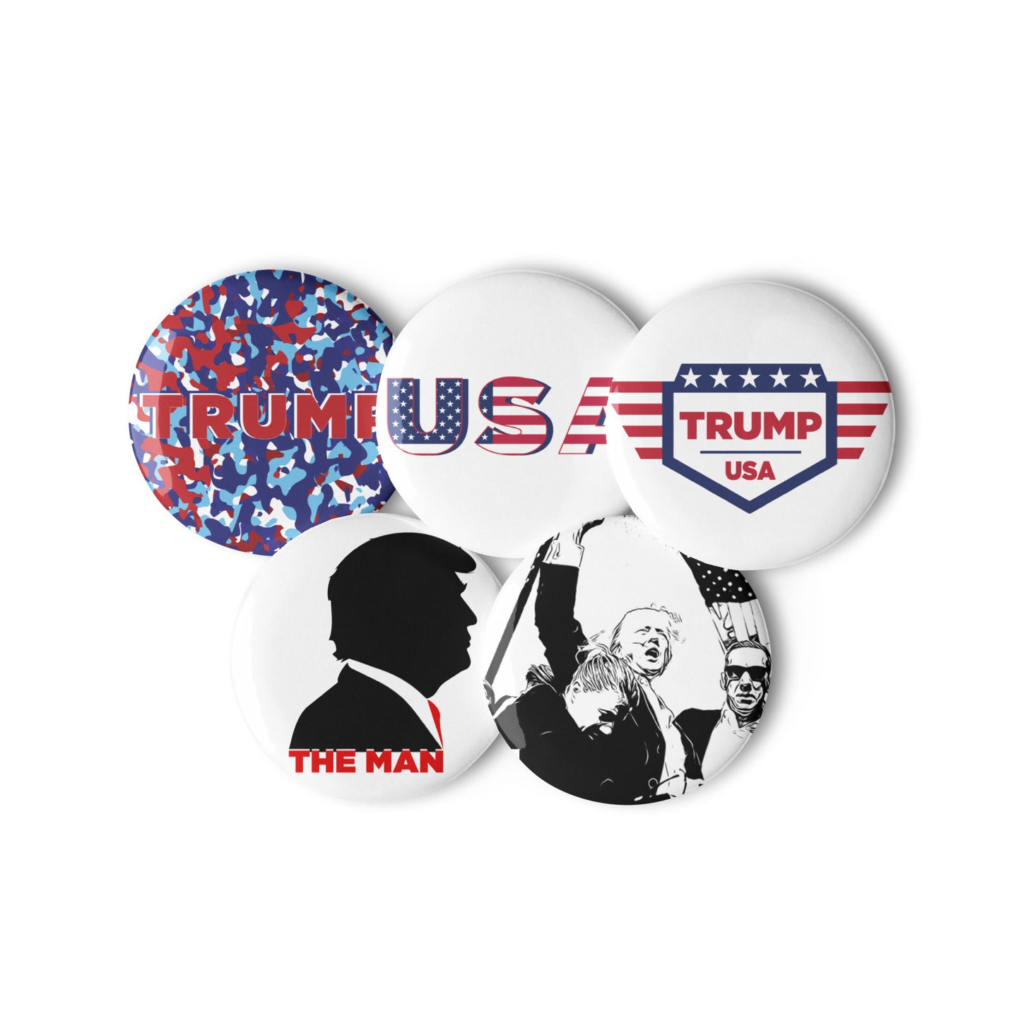 Trump - Set of pin buttons