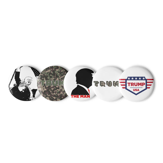 Trump Support - Set of pin buttons