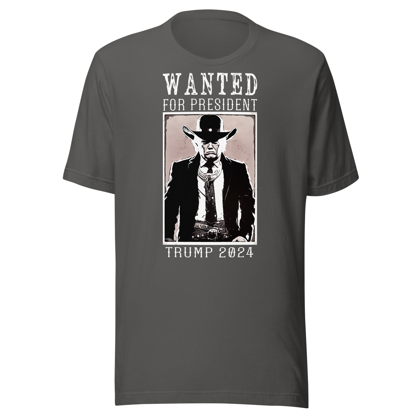 Old Western Trump Wanted - Unisex T-shirt