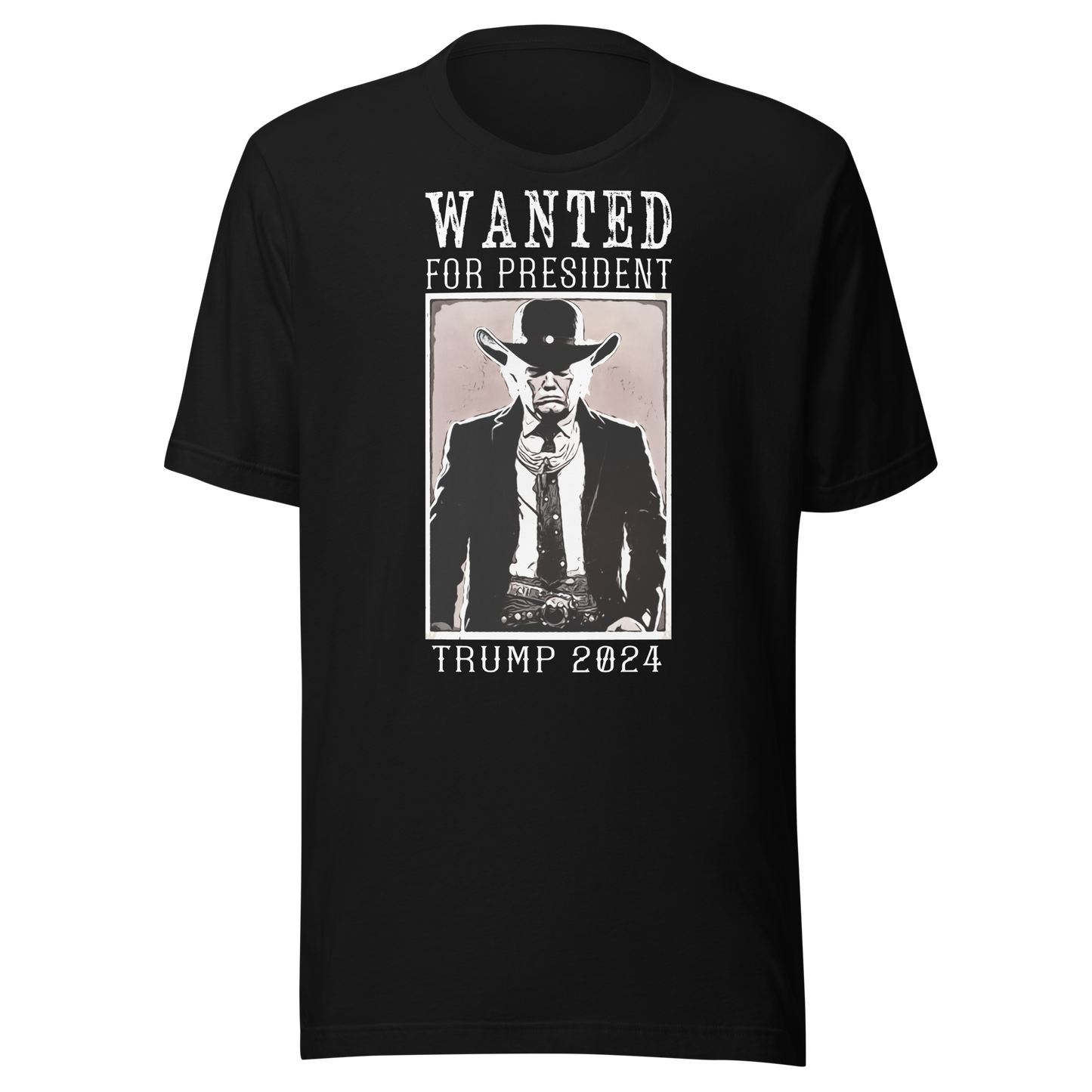 Old Western Trump Wanted - Unisex T-shirt