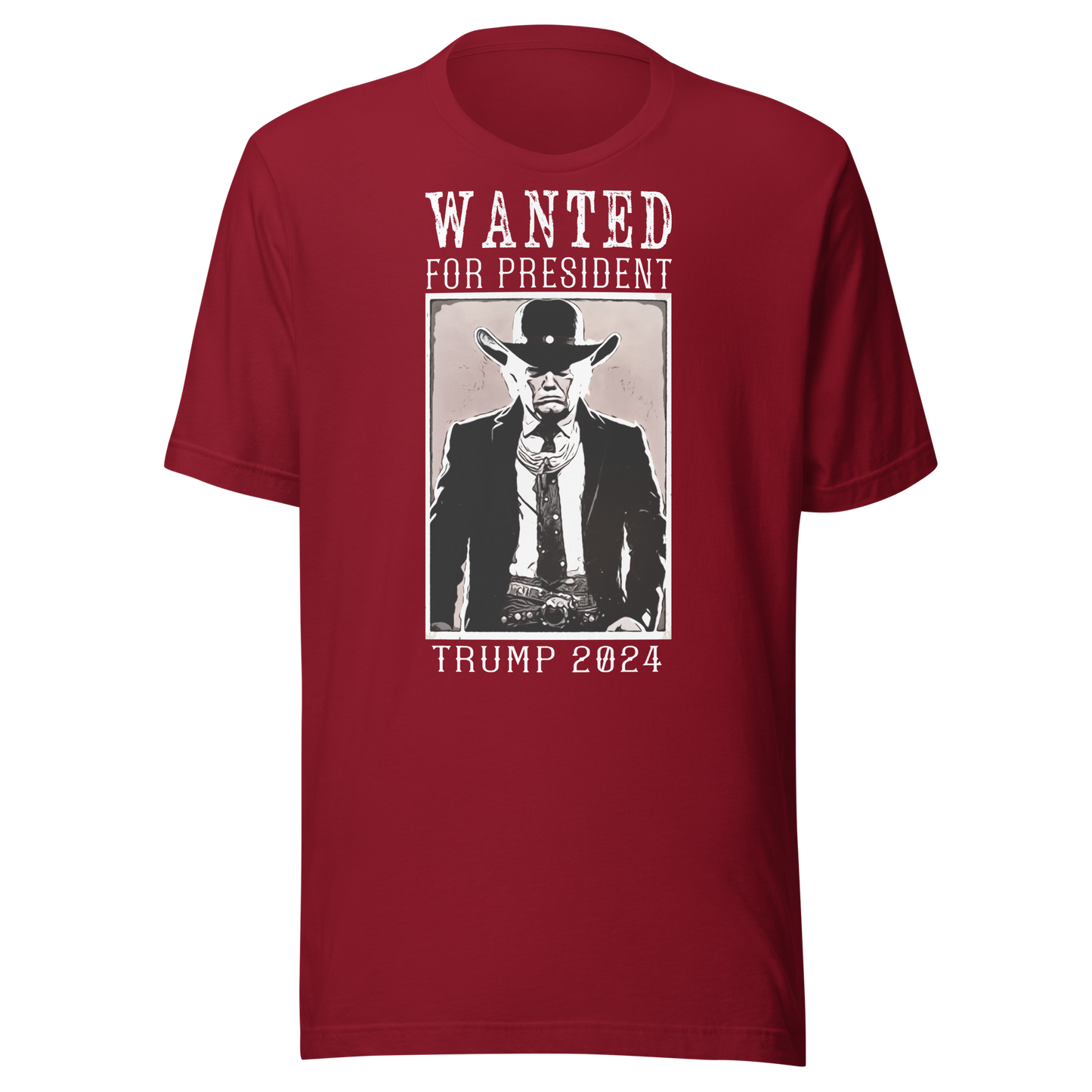 Old Western Trump Wanted - Unisex T-shirt